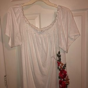 Off the shoulder shirt